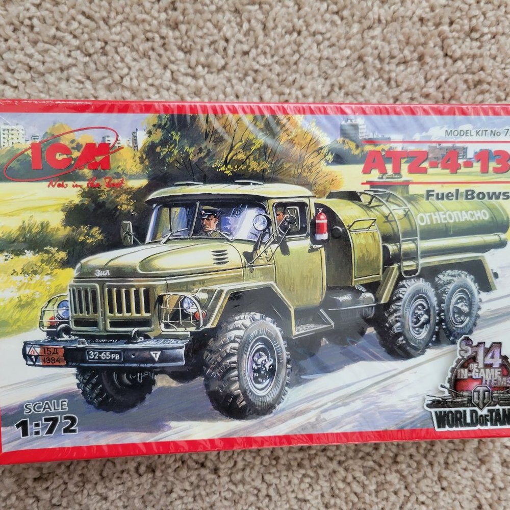 Model Truck Fuel Bowser Kit ATZ-4-131 1966 Year